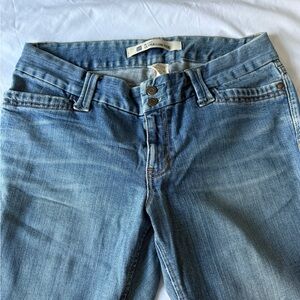Gap early 2000s Ultra Low-Rise Boot Cut Jeans - well worn
